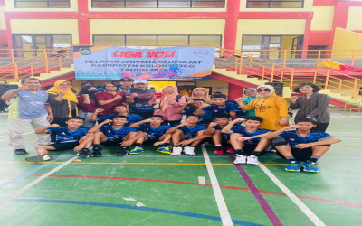 Final Seru Liga Bola Voli Antar SMP se Kabupaten Kulon Progo: Prestasi dan Semangat Juang Siswa Terpancar